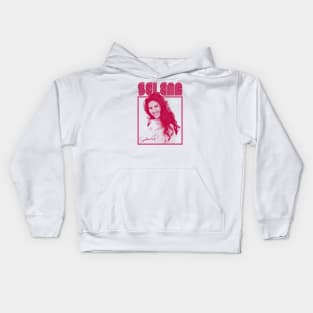 Selena Vintage Retro FanArt Kids Hoodie